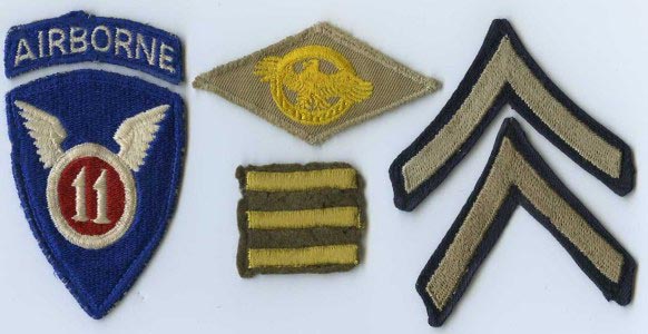 insigne de la 18th airborne division   phantom américain WW2,SF repro 