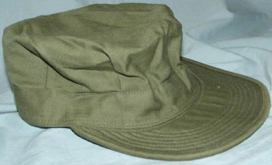 USAF US Military Field Cap Heavy Sz 7  korean war Vintage 1950s very nice hat 