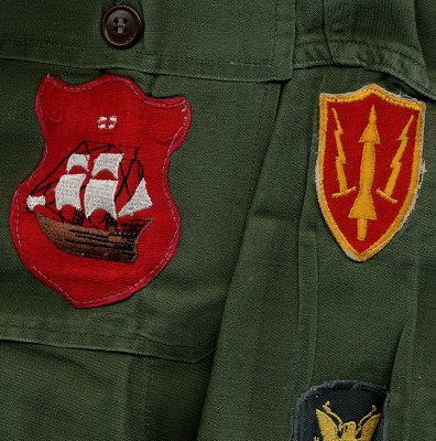US ARMY "KOREA" Tab #5   Red and White 