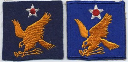 WW2 Air Cadet USAAF Army Air Force felt patch black 